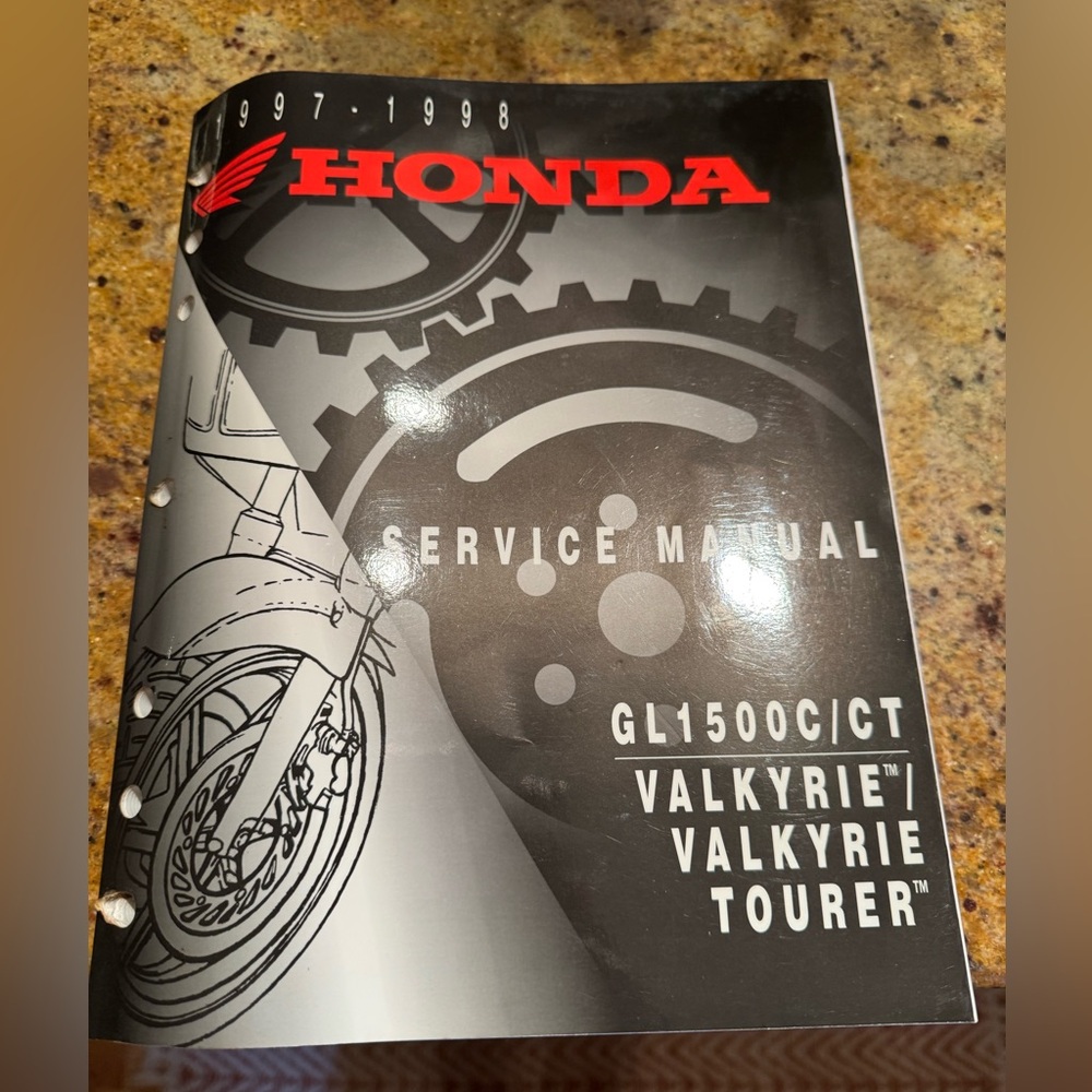 SOLD!!!  1997-1998 Honda Valkyrie GL1500C/CT Service Manual